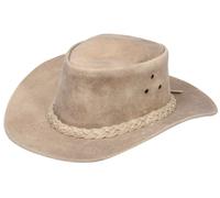 Infinity Mens Cowboy Outback Vintage Leather Aussie Hat - - Size: XXL