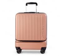 Infinity Leather Durable Easyjet Ryanair 39 X 26 X 51.5 Cm Front Open Cabin Luggage Travel Suitcase In Pink Pink Cabin