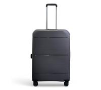Infinity Leather Expandable Grey Suitcase Medium 24-Inch Hard Shell Lightweight Durable Travel Cabin Luggage Bags with TSA Lock (M(68cm 90L))