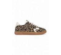 Infinity Leather Fashion Lace-Up Sneaker Trainers Shoes - Blowfish Tastic In Brown Brown