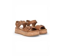 Infinity Leather Faux Leather Platform Sandals - Blowfish Magical In Tan Tan