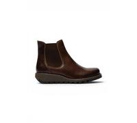 Fly Womens SALV Chelsea Leather Ankle Casual Wedge Heel Boots