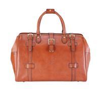 Infinity Leather Genuine Leather Duffle Holdall Vintage Travel Gym Bag - Windsor in Tan Infinity Leather Tan