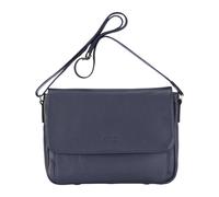 Infinity Leather Genuine Leather Laptop Bag Travel Work Messenger Satchel - Camden In Navy Navy One Size