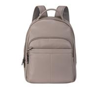 Infinity Leather Genuine Leather Vintage Rucksack Laptop Bag Travel Backpack - Capri In Grey Grey
