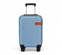 Infinity Leather Hard Shell Cabin 36 x 22 x 56 cm ABS Suitcase Suitable for Easyjet, Ryanair, Wizzair