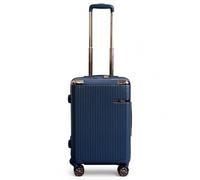 Infinity Leather Hard Shell Cabin 55 x 36 x 22 cm PC Suitcase Luggage Suitable for Easyjet, Ryanair