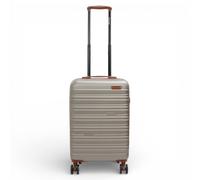 Infinity Leather Hard Shell Cabin Abs Suitcase Luggage For Easyjet, Ryanair - Adrie In Beige Beige Cabin