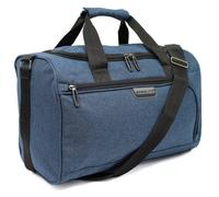 Infinity Leather Holdall Carry On 40X 20 X25Cm Under-Seat Travel Cabin Bag For Ryanair, Easy Jet In Navy Navy One Size