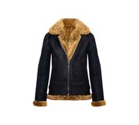 (M) Womens Hooded Sheepskin Jacket B3 RAF Brown Ginger