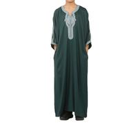 Infinity Leather Kid's Boys Green Moroccan Thobe Jubba Robe Eid Djellaba Gandoura