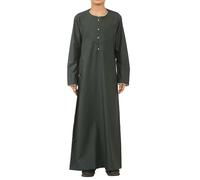 Infinity Leather Kid's Boys Green Omani Eid Thobe Saudi Emirati Jubba Robe