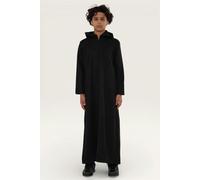 Infinity Leather Kids Boys Hooded Eid Moroccan Jubba Robe Ramadan Eid Thobe - K-HM12 - Black - 32