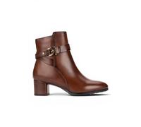Infinity Leather Leather Ankle Heeled Boots - Pikolinos Calafat In Brown Brown