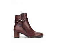 Infinity Leather Leather Ankle Heeled Boots - Pikolinos Calafat In Red Red