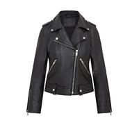 Infinity Leather Leather Brando Jacket - Chennai In Black Black