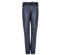Infinity Leather Leather Nappa Trousers Joggers In Black Black