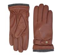 Infinity Leather Men’s Italian Leather Driving Gloves - Soft Premium Leather, Warm Wool Lining, Touchscreen Compatible, Water-Resistant - Winter Motorcycle & Casual Gloves