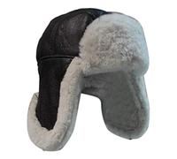 Infinity Leather Men's B3 Cream RAF Aviator Shearling Sheepskin WW2 Flying Hat XL