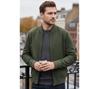 Infinity Leather Men's Goat Suede MA-1 Bomber Jacket-North in Green | Size: 5XL Infinity Leather Green 5XL