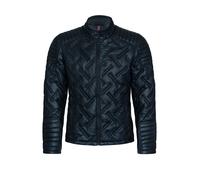Infinity Leather Men's Leather Quilted Biker Jacket - Manaus in Black | Size: 5XL Infinity Leather Black 5XL