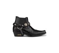 Infinity Leather Men's Leather Western Winklepicker Gothic Boots in Black | Size: 8 Infinity Leather Black 8
