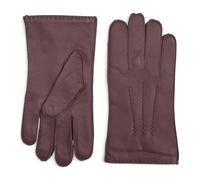 Infinity Leather Men's Leather Wool Lined Gloves - Chestnut - Large