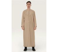 Infinity Leather Men's Ramadan Moroccan Jubba Robe Djellaba Eid Thobe - TT-007 - Beige - 54