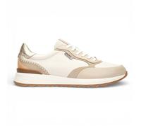 Infinity Leather Pikolinos Leather Lace Up Sneaker Trainers Shoes - Arrecife In Beige Beige