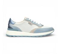 Infinity Leather Pikolinos Leather Lace Up Sneaker Trainers Shoes - Arrecife In Blue Blue 8