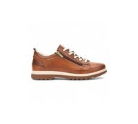 Infinity Leather Pikolinos Leather Laces & Zipper Trainers - Vigo In Brown Brown