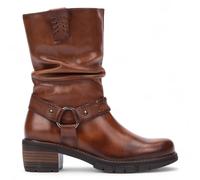 Infinity Leather Pikolinos Mid-Calf Cuero Leather Tall Ankle Boots - San Sebastia In Brown Brown