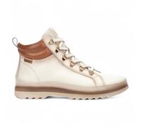 Infinity Leather Pikolinos Nata Leather Ankle Trainers Boots - Vigo In White White 4