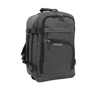 Infinity Leather Rucksack Backpack 40x20 x25 cm Underseat Travel Cabin Bag for Easy Jet, Ryanair in Black Infinity Leather Black 40x20 x25 cm