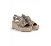 Infinity Leather Slingback Wedge Heel Sandals - Blowfish Amira In Tan Tan