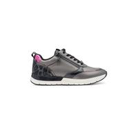 Infinity Leather Tamaris Fashion Lace-Up Zipped Sneakers Trainers In Silver Silver
