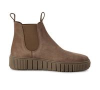 Infinity Leather Tamaris Leather Chelsea Ankle Boots In Taupe Taupe 6.5