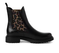 Infinity Leather Tamaris Leather Classic High Chelsea Ankle Boots In Black Black