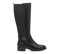 Infinity Leather Tamaris Leather Knee High Riding Boots In Black Black 5
