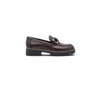 Infinity Leather Tamaris Leather Loafer Comfort Shoes - 24740-47 In Dark Brown Dark Brown