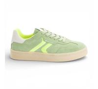 Infinity Leather Tamaris Leather Stripes Trainers Sneaker Shoes - 23723 In Green Green 3.5
