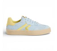 Infinity Leather Tamaris Leather Stripes Trainers Sneaker Shoes - 23723 In Light Blue Light Blue