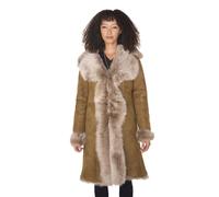 Infinity Leather Toscana Sheepskin Suede Trench Coat-Rochester In Light Tan Light Tan 16
