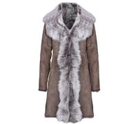Infinity Leather Toscana Sheepskin Suede Trench Coat-Rochester In Taupe Taupe 8