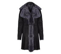 Infinity Leather Toscana Sheepskin Suede Trench Coat-Tbilisi In Grey Grey 14