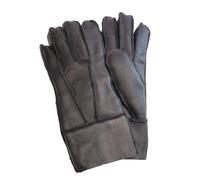 Infinity Leather Unisex Sheepskin Leather Gloves with Roll Up/Down Cuff
