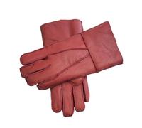 Infinity Leather Unisex Sheepskin Leather Gloves with Roll Up/Down Cuff