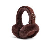 Infinity Leather Winter Super Soft Fluffy Ear Muffs Warm And Cozy Ear Warmers In Brown Brown One Size