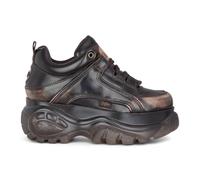 Infinity Leather Women's Buffalo Vintage Chunky Platform Fashion Trainers - 1339-14-VNTG in Brown | Size: 6.5 Infinity Leather Brown 6.5