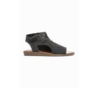 Infinity Leather Women's Denver Blowfish Strappy Low Wedge Sandals in Black | Size: 6 Infinity Leather Black 6